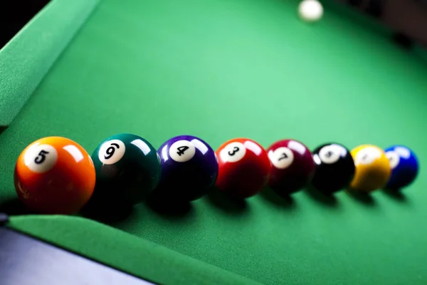 Billiard Balls Pool — Stock Photo, Image