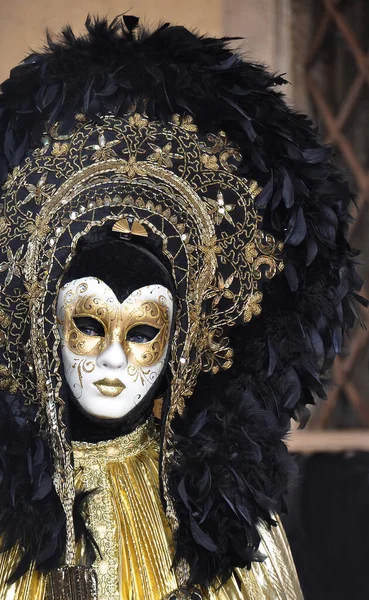 威尼斯的化装舞会 服装和面具 — 图库照片