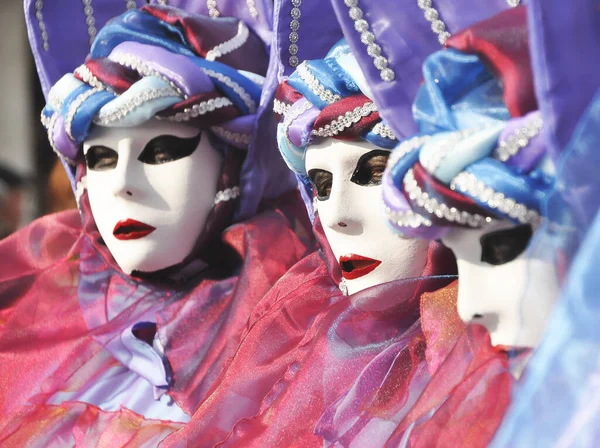 Carnaval Venecia Disfraces Mascarilla — Foto de Stock