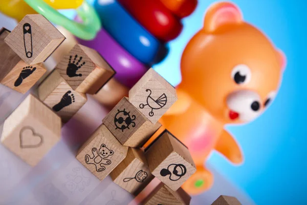 Leksaker För Spädbarn Och Barn — Stockfoto