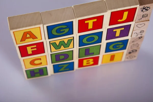 Closeup Colorful Children Toys — Stock Photo, Image