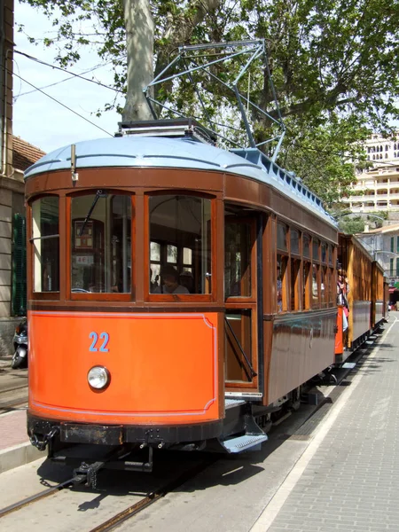 Tram Dans Ville Lisbon Portugaise — Photo