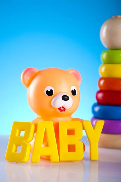 Closeup Colorful Children Toys — Stock Photo, Image