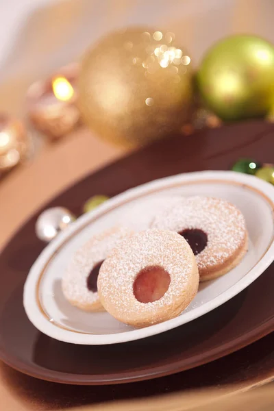 Κουλουράκια Χριστουγεννιάτικα Μπισκότα — Φωτογραφία Αρχείου