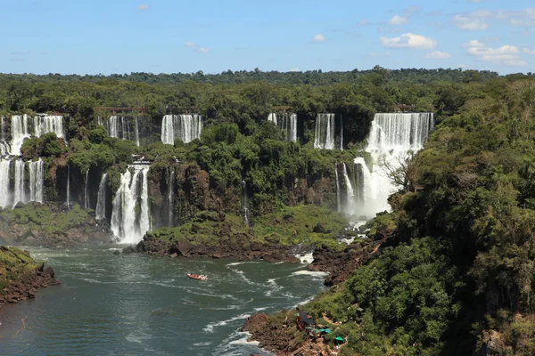 Iguazu Vízesés Természet Vízesés — Stock Fotó