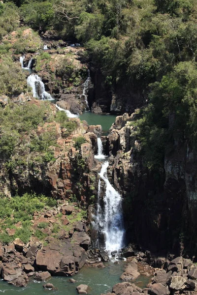 Iguazu Watervallen Natuur Waterval — Stockfoto