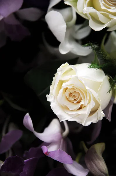 Розы Букете Цветов — стоковое фото