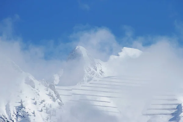 Vista Panoramica Bellissimo Paesaggio Alpino — Foto Stock