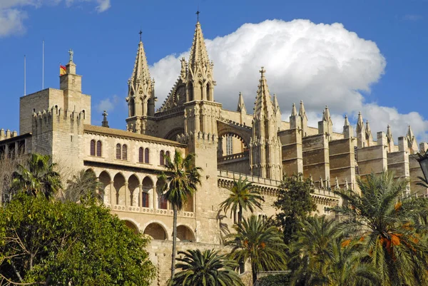 Palacio Catedral Almudaina — Foto de Stock