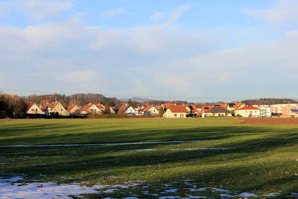 Scenic View Countryside Selective Focus — Stock Photo, Image