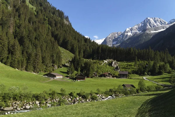 Gyönyörű Zillertalban Ausztriában — Stock Fotó
