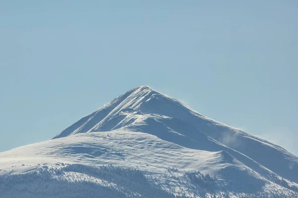 Felsigen Bergen Schneeverwehungen Gipfel Der Nähe Von Keystone Colorado — Stockfoto