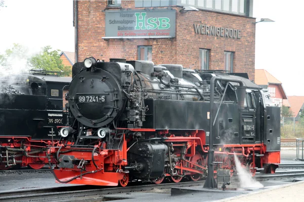 Locomotiva Vapor Harzer Schmalspurbahnen — Fotografia de Stock