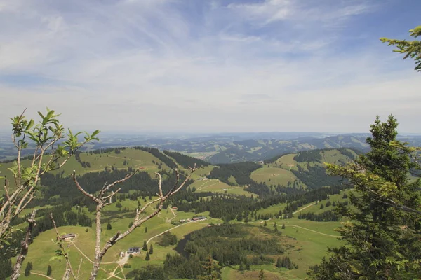 Vue Panoramique Sur Magnifique Paysage Alpin — Photo