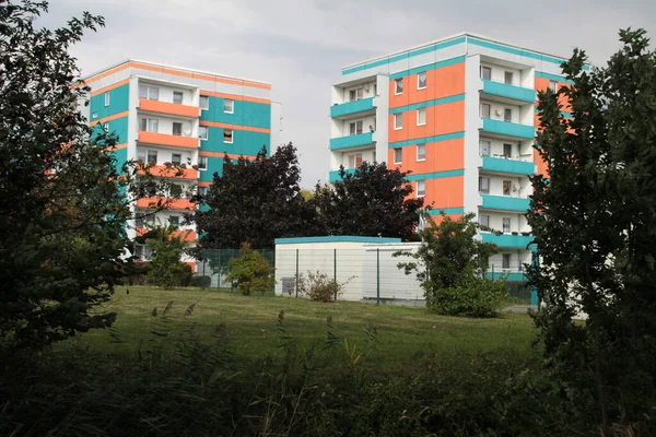 Coloridas Casas Apartamentos Wernigerode — Foto de Stock