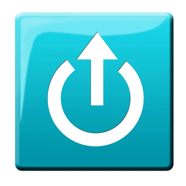Login Button Icon Illustration — Stock Photo, Image