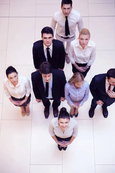 Zakenmensen Groep Bundelen Handen Verblijf Als Team Cirkel Vertegenwoordigen Concept — Stockfoto