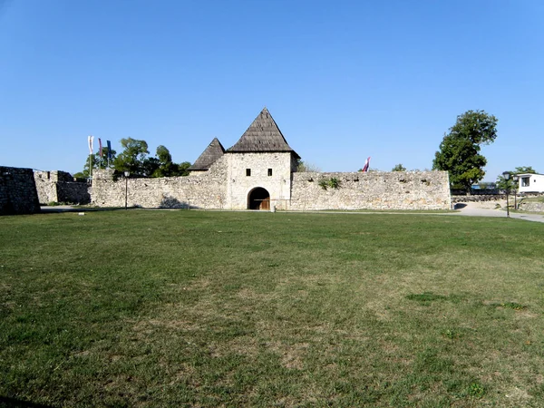 Construído Pelos Romanos Fortificado Pelos Otomanos Castelo Banja Luka Sua — Fotografia de Stock