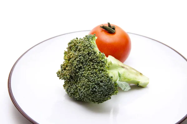 Fresh Broccoli Tomato — kuvapankkivalokuva