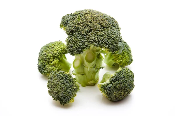Grüner Brokkoli Vegetarische Pflanzennahrung — Stockfoto