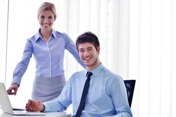 Group Happy Young Business People Meeting Office — Stock Photo, Image