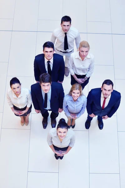 Zakenmensen Groep Bundelen Handen Verblijf Als Team Cirkel Vertegenwoordigen Concept — Stockfoto