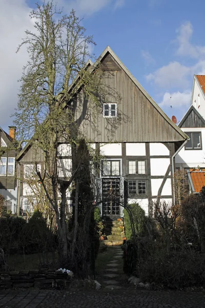 Haus Tudor Stil Lemgo — Stockfoto