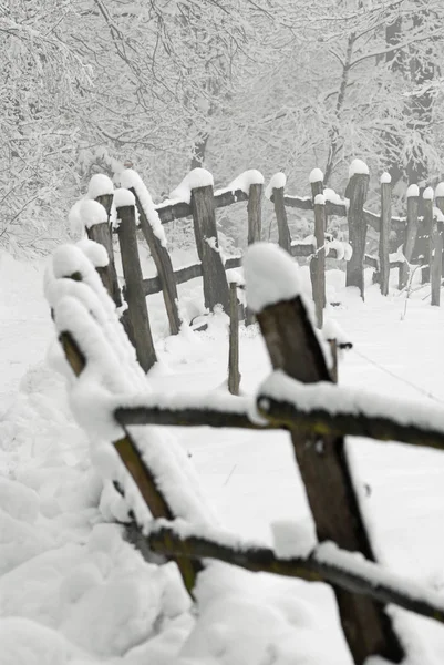 Krásný Výhled Zimní Krajinu — Stock fotografie