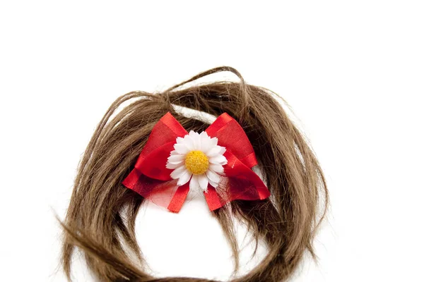 Hair Flower Bow — Stock Photo, Image