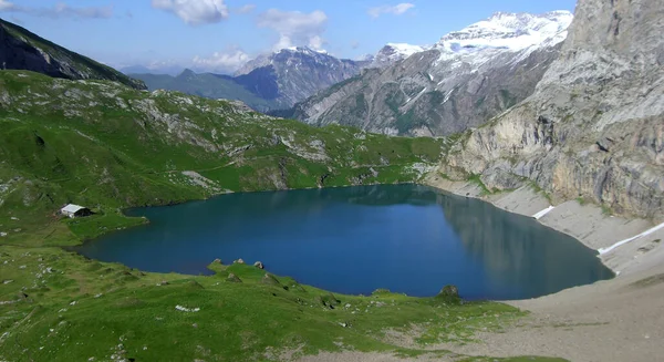 Vista Panorâmica Paisagem Majestosa Dos Alpes — Fotografia de Stock