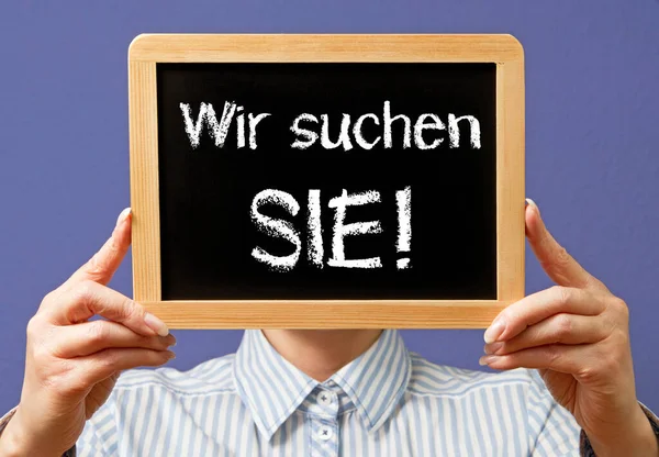 Wir Suchen Sie — Stockfoto