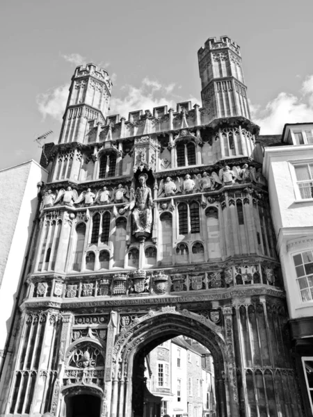 Augustine Gate Canterbury Inghilterra Regno Unito — Foto Stock