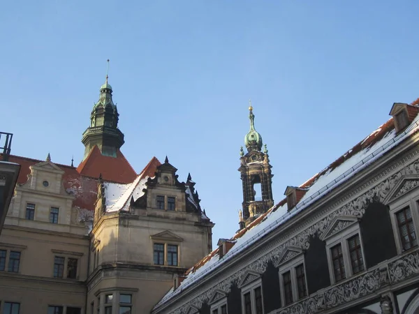 Olhar Para Dresden Altstadt — Fotografia de Stock