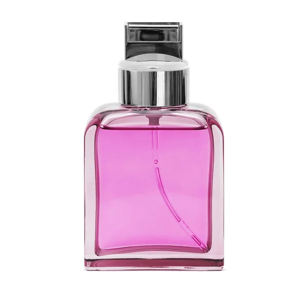 Fehér Alapon Izolált Parfümös Üveg — Stock Fotó