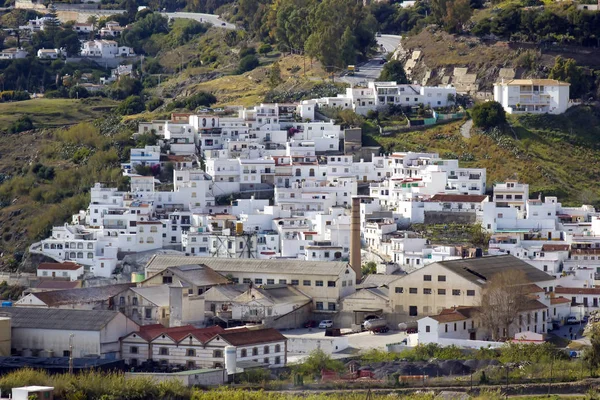 Weiße Häuser Costa Del Sol Andalusien Spanien — Stockfoto