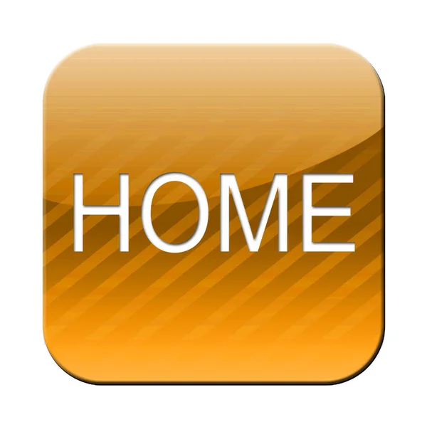 Home Button Grafische Illustratie — Stockfoto