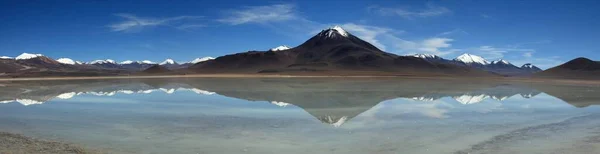 Sós Laguna Verde Bolívia Táj — Stock Fotó