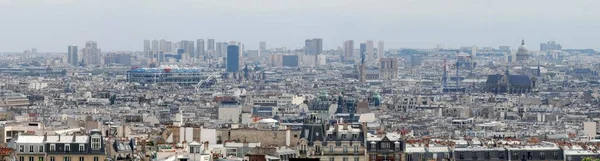 Paris White Famous European Capital City Aerial View — Stock Photo, Image