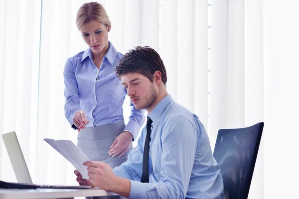 Group Happy Young Business People Meeting Office — Stock Photo, Image