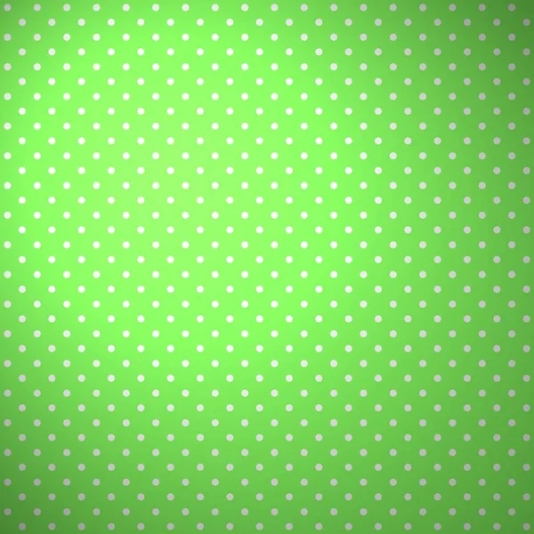 Зеленый Фон Белыми Точками — стоковое фото