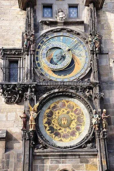 Die Berühmte Astronomische Uhr Prag — Stockfoto