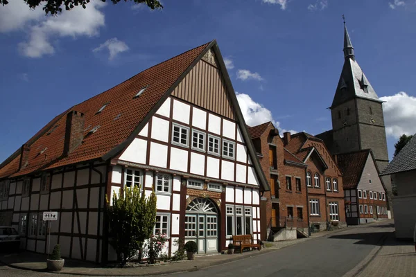 Tudor Stijl Huis Nieheim — Stockfoto