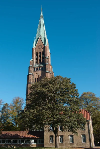 Schleswig Petri Castcathedral Tower — стокове фото