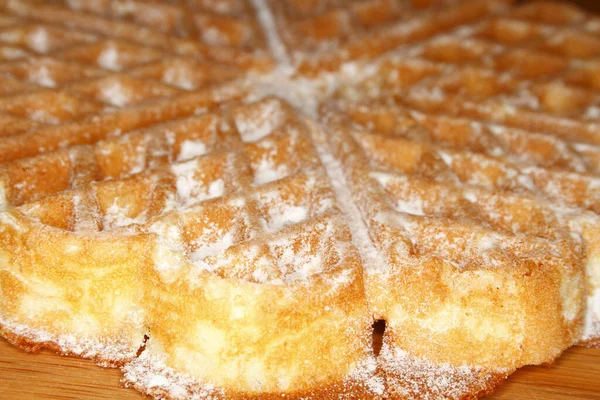 Waffle Dolci Cibo Dessert — Foto Stock