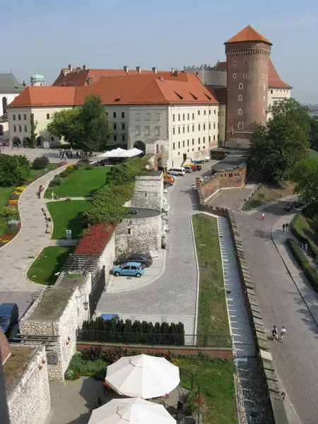 Άποψη Του Burganlage Στο Krakow — Φωτογραφία Αρχείου