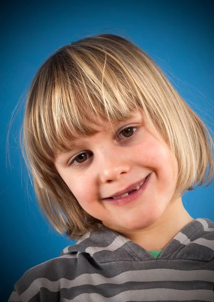 Retrato Infantil Bonito Conceito Infância Feliz — Fotografia de Stock