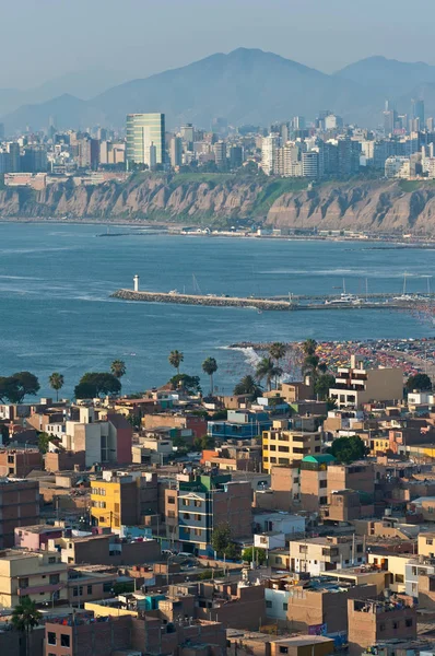 Lima Capital Peru View Bezitk Chorrillos Miraflores — Stock Photo, Image