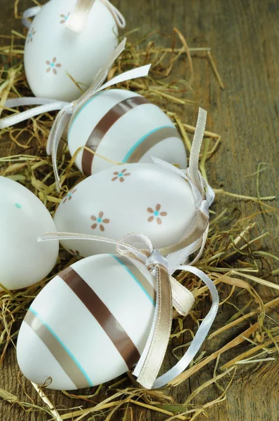 Huevos Pascua Fondo Vacaciones —  Fotos de Stock