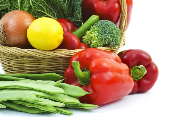 Alimentos Biológicos Legumes Frescos — Fotografia de Stock