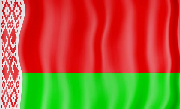 ベラルーシ国旗カントリーフラッグ — ストック写真